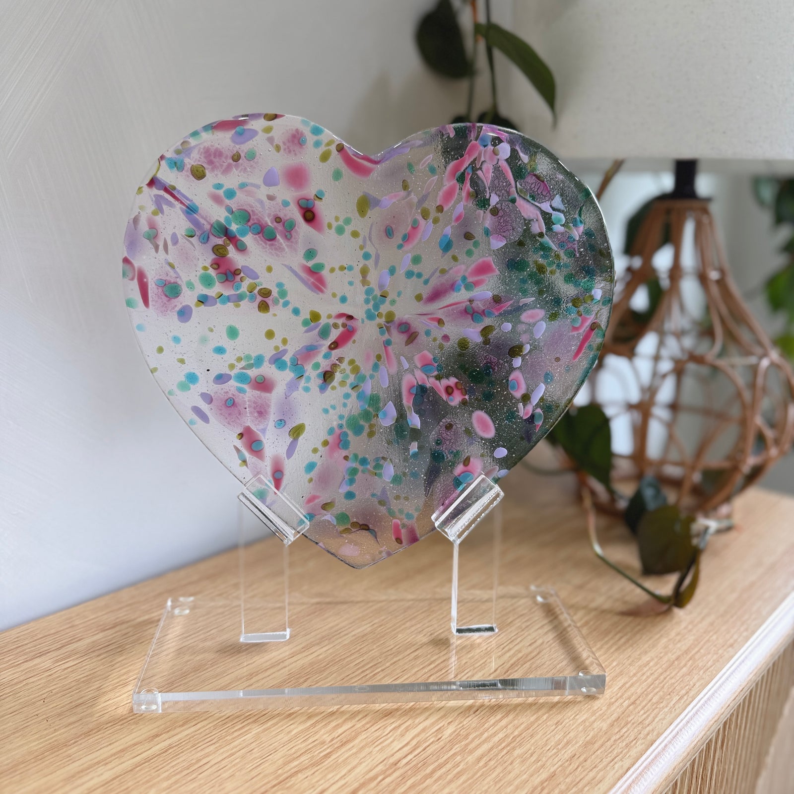 Confetti Heart Sculpture