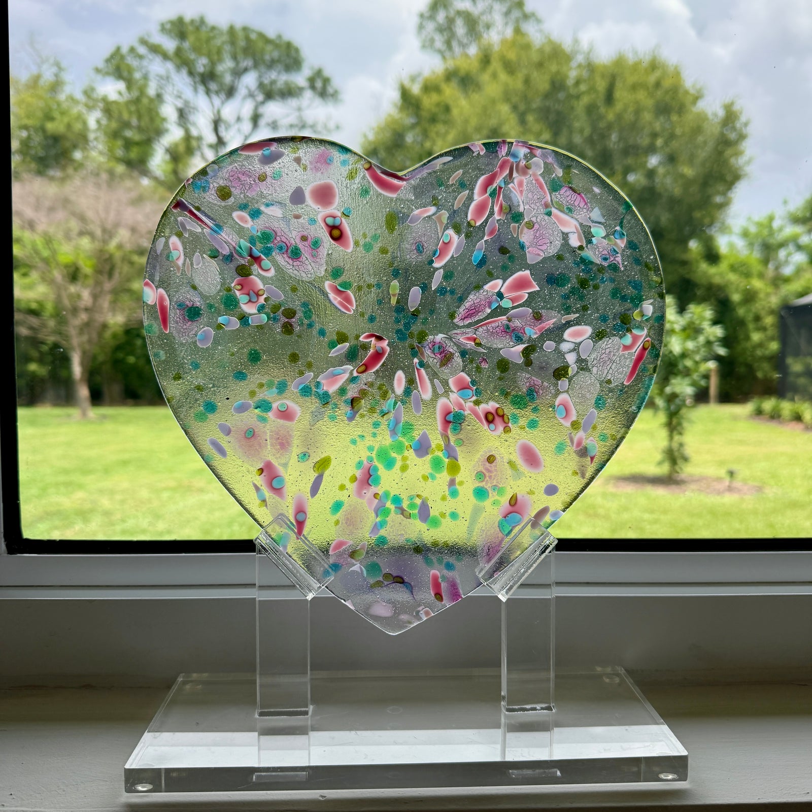 Confetti Heart Sculpture