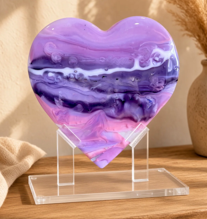 Reserve a Custom Glass Heart - $150 Deposit