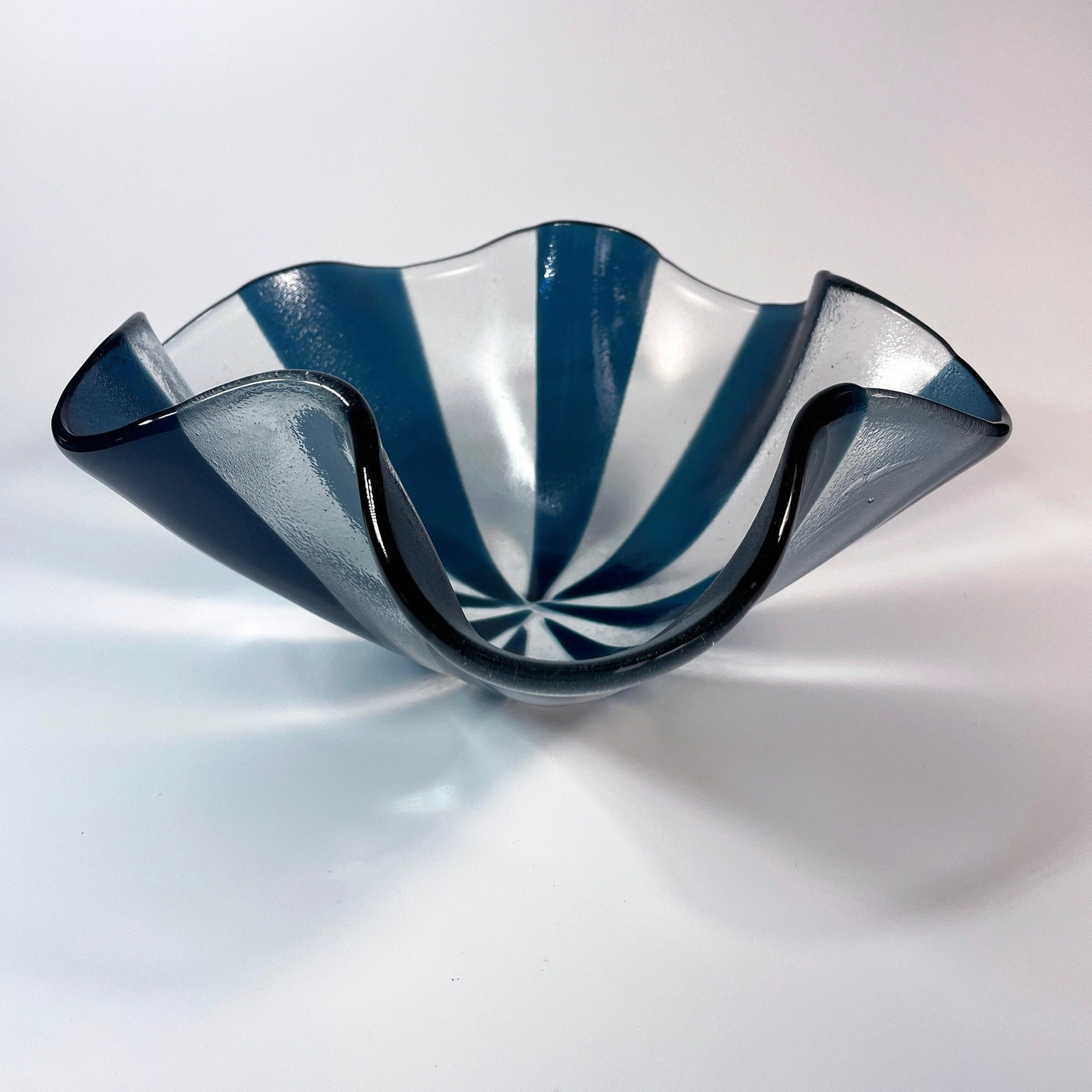 Fluted Glass Bowl