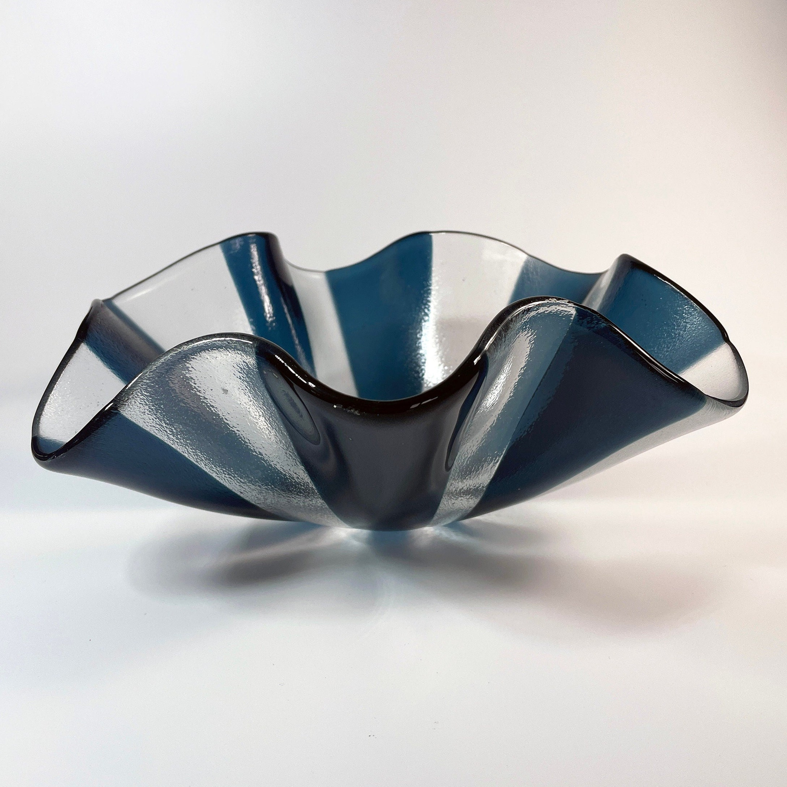 Fluted Glass Bowl