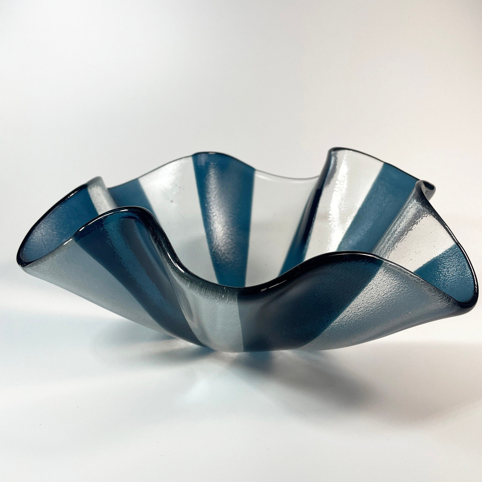 Fluted Glass Bowl