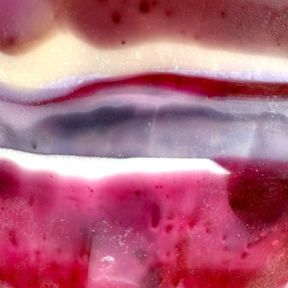 Pink Glass Heart Sculpture