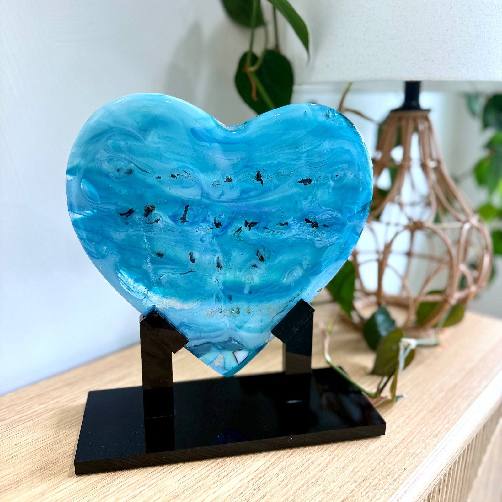 Blue Lagoon Heart