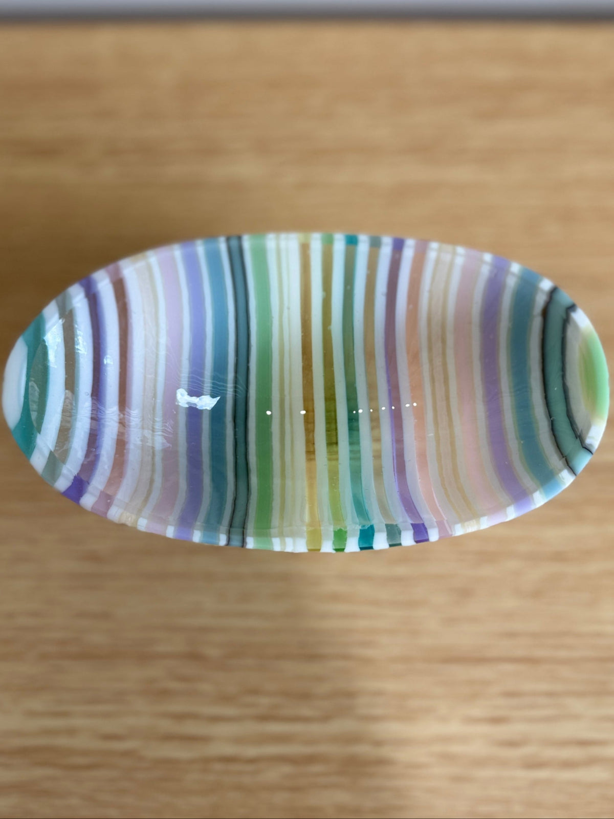 Pastel Striped Mini Vessel