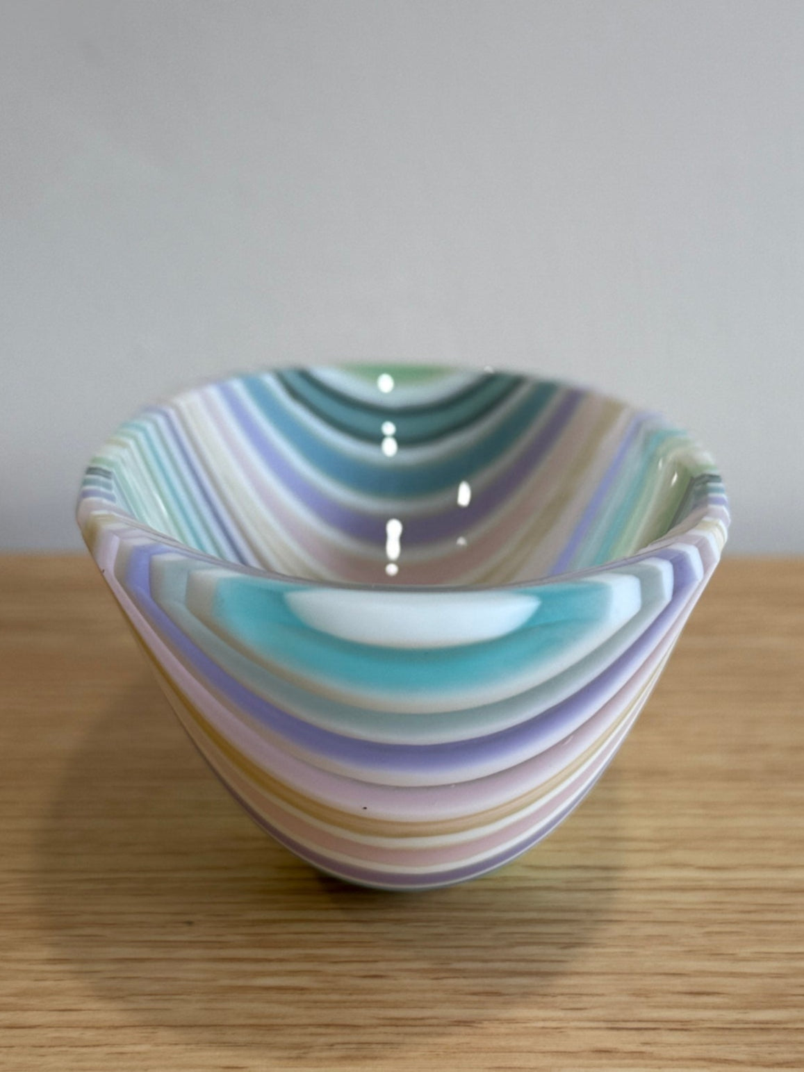 Pastel Striped Mini Vessel