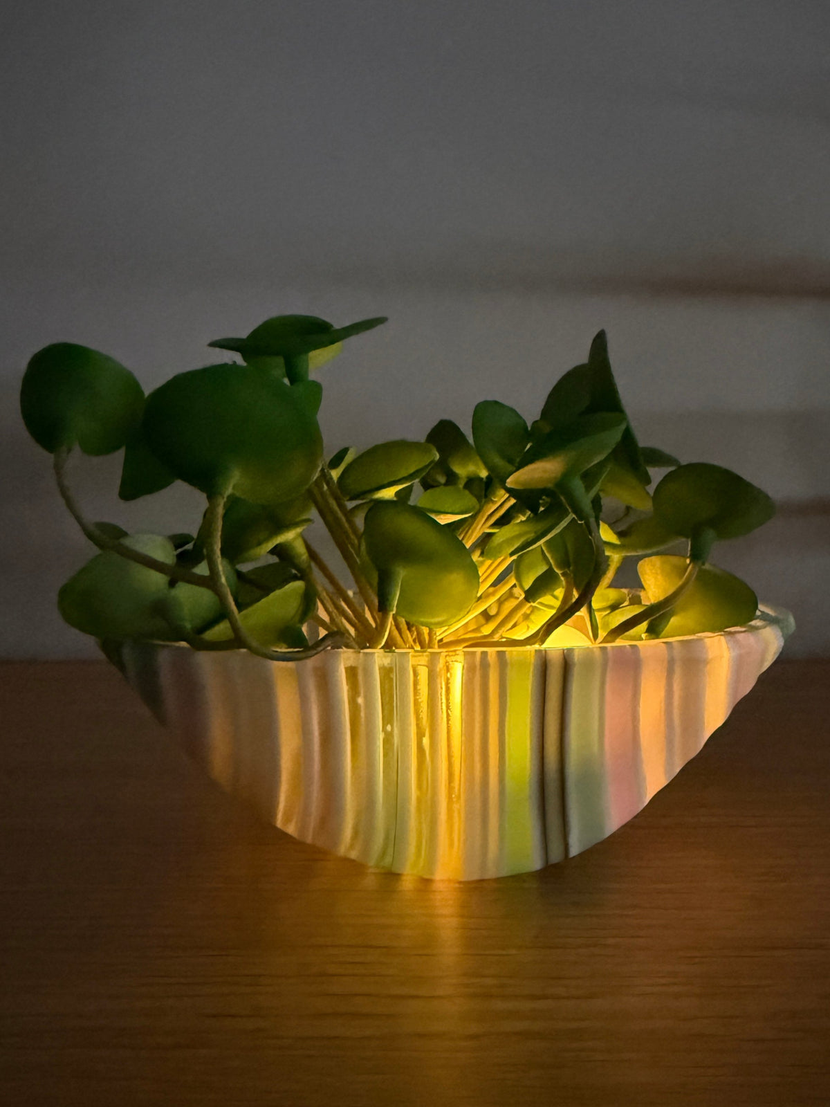 Pastel Striped Mini Vessel