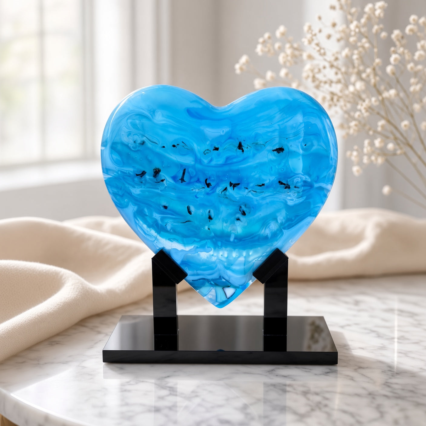 Blue Lagoon Heart