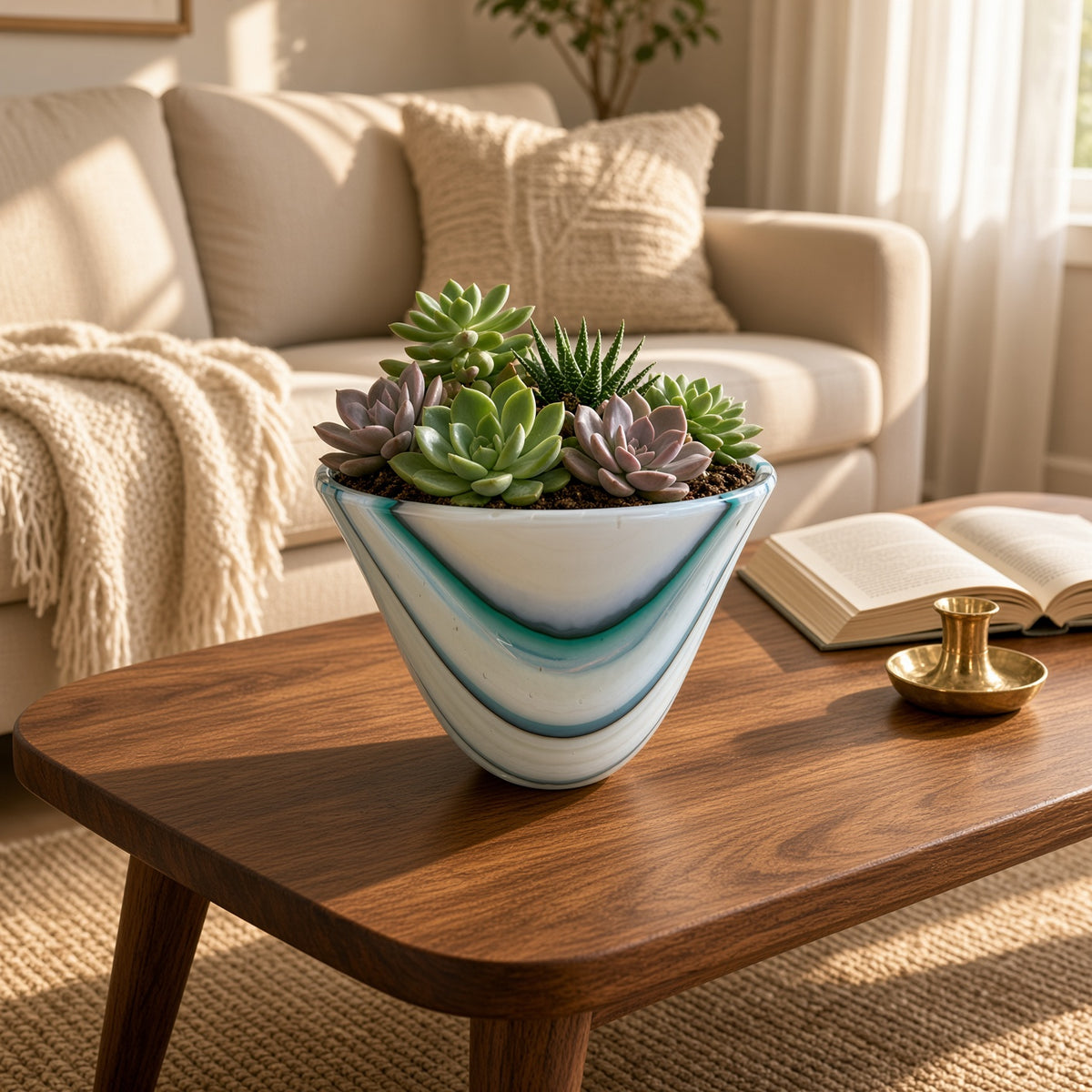 Coastal Stripes Vase