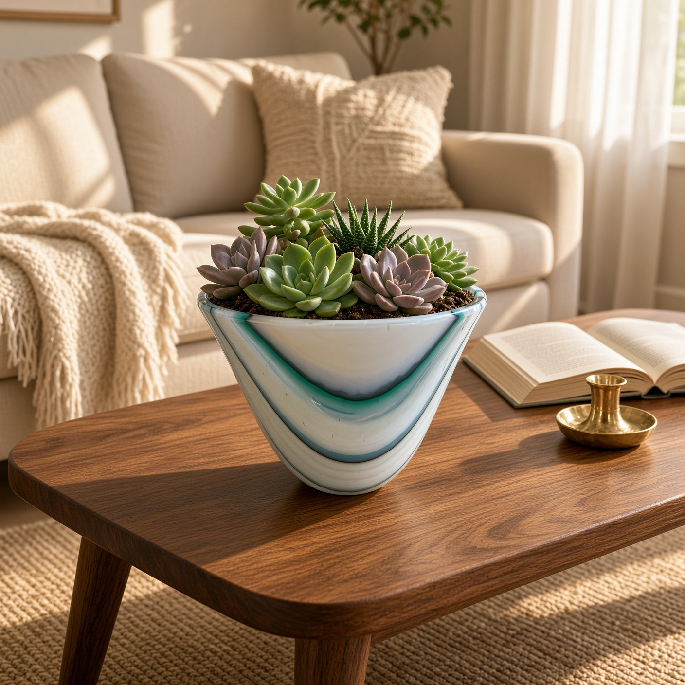 Coastal Stripes Vase