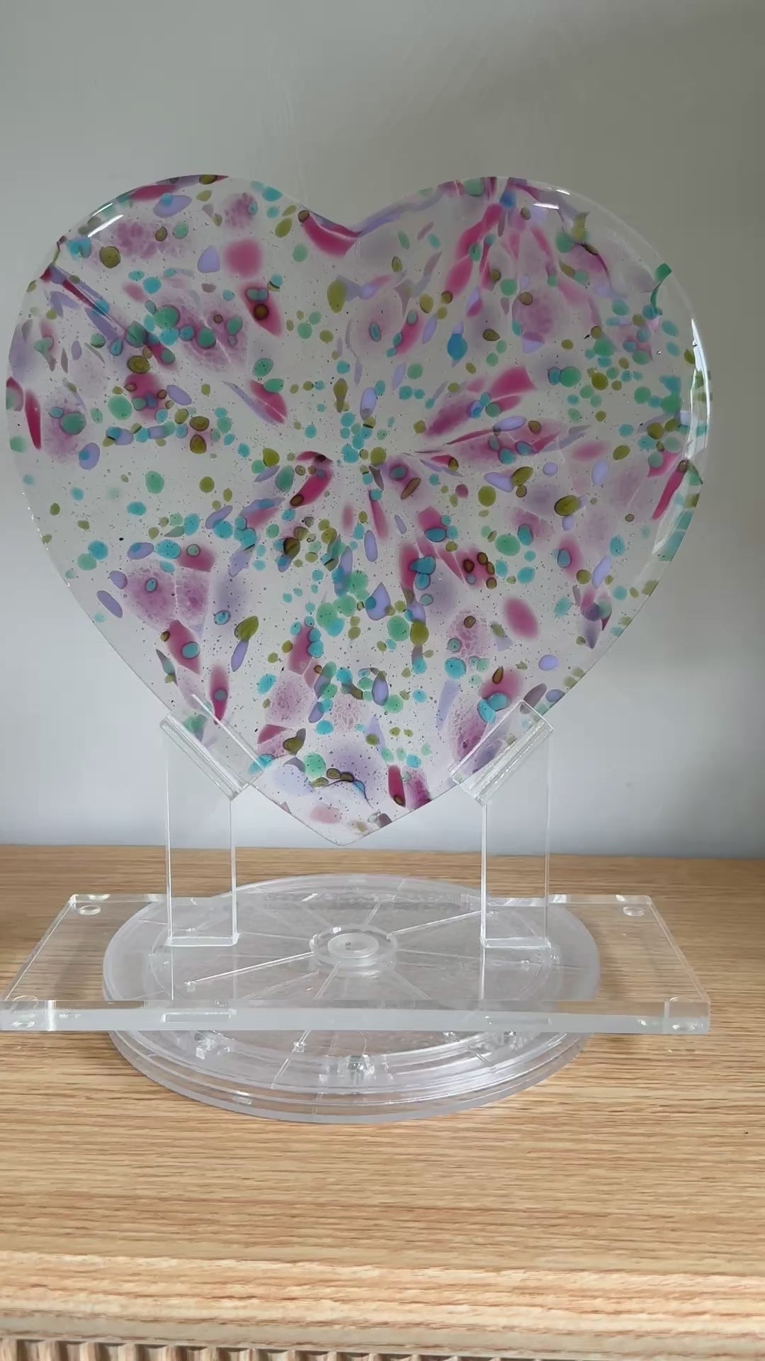 Confetti Heart Sculpture