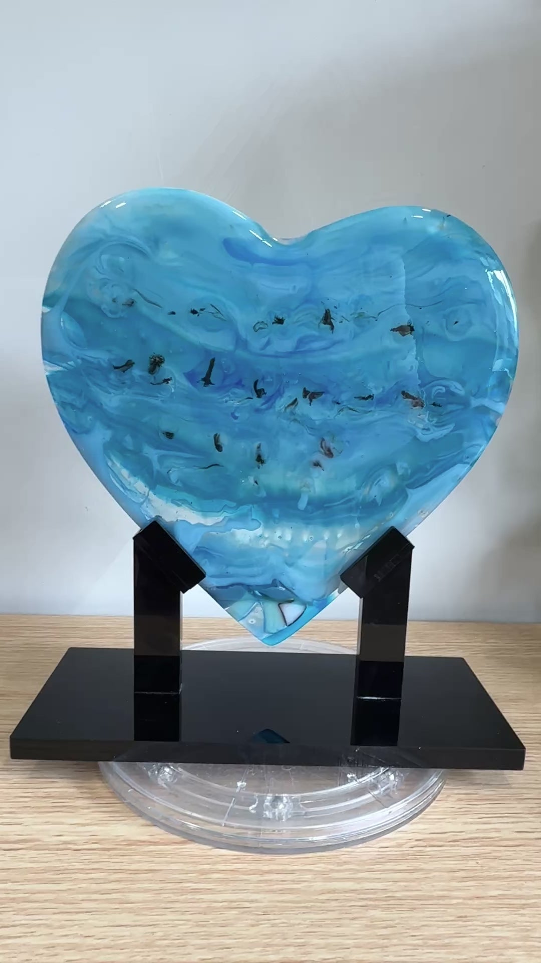 Blue Lagoon Heart