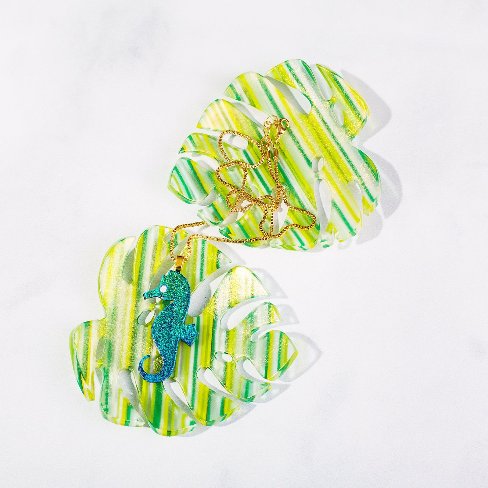 Golden Monstera Mini Dishes