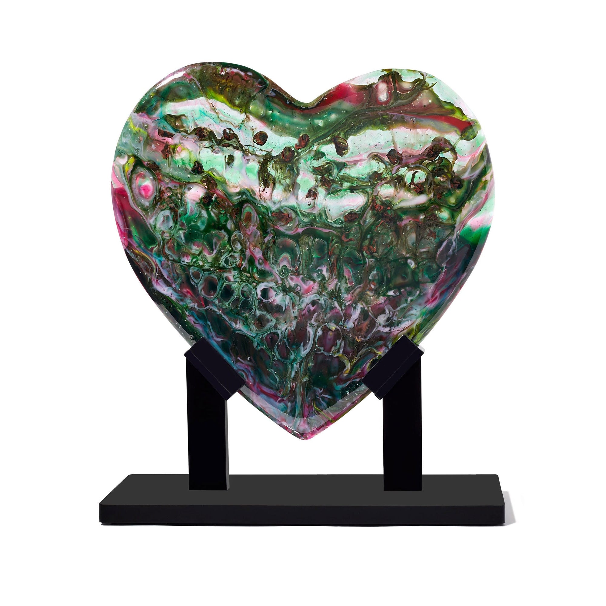 Rose Garden Heart Sculpture, Large #16
