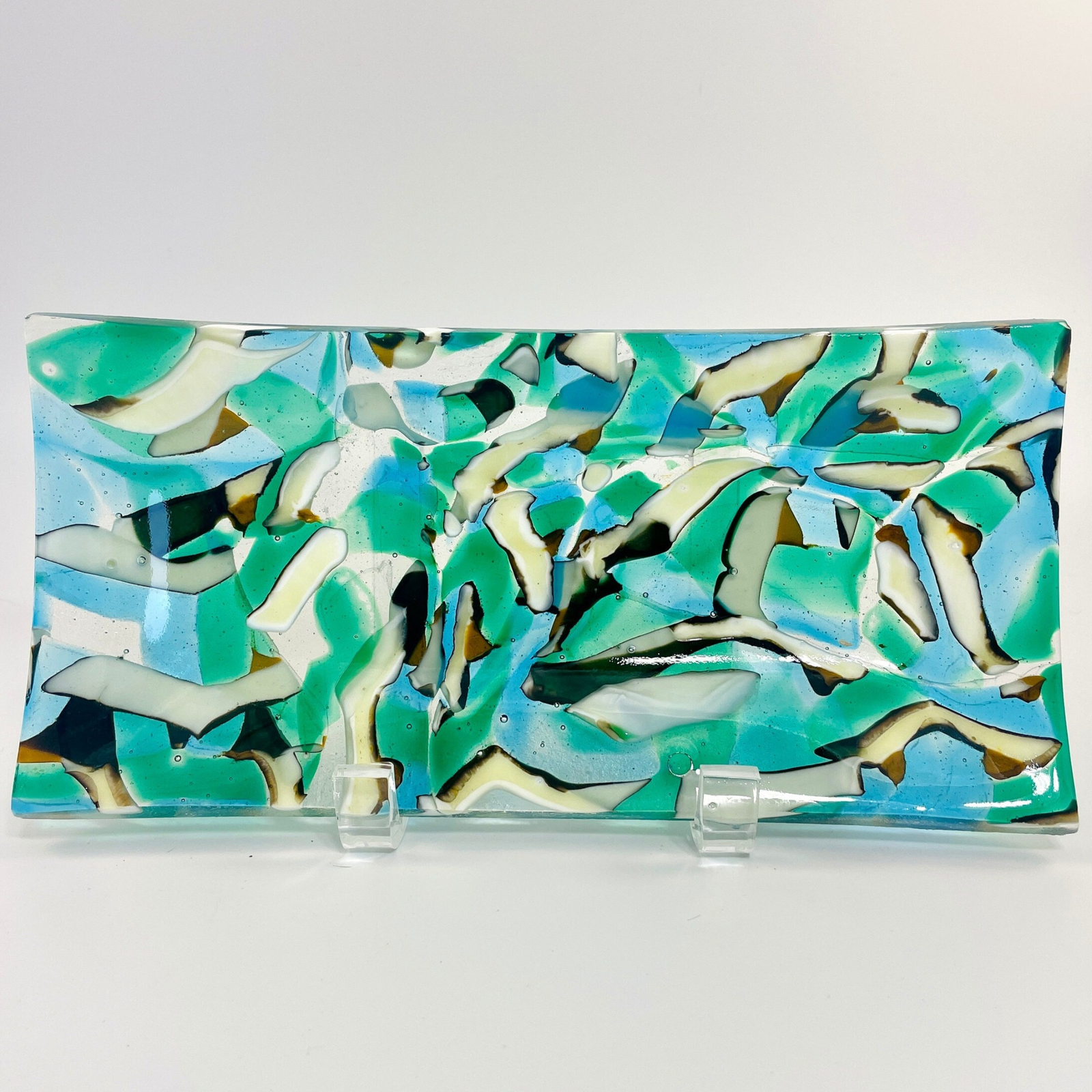 Turquoise Incense holder - Top View