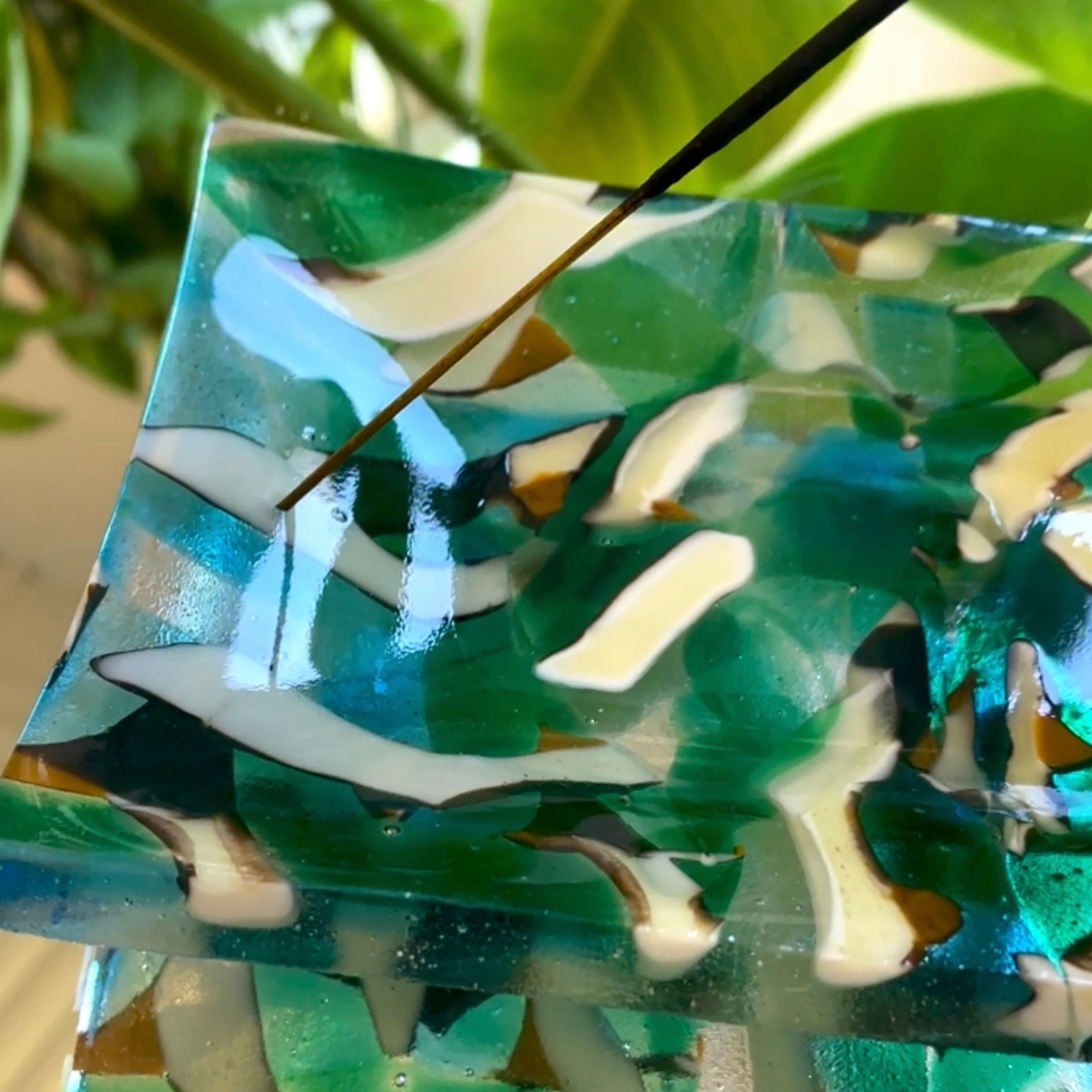 Turquoise Incense holder img