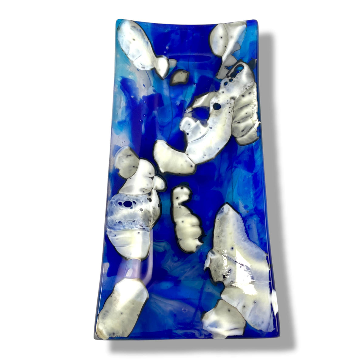 Blue &amp; Clouds Incense Burner - Top View