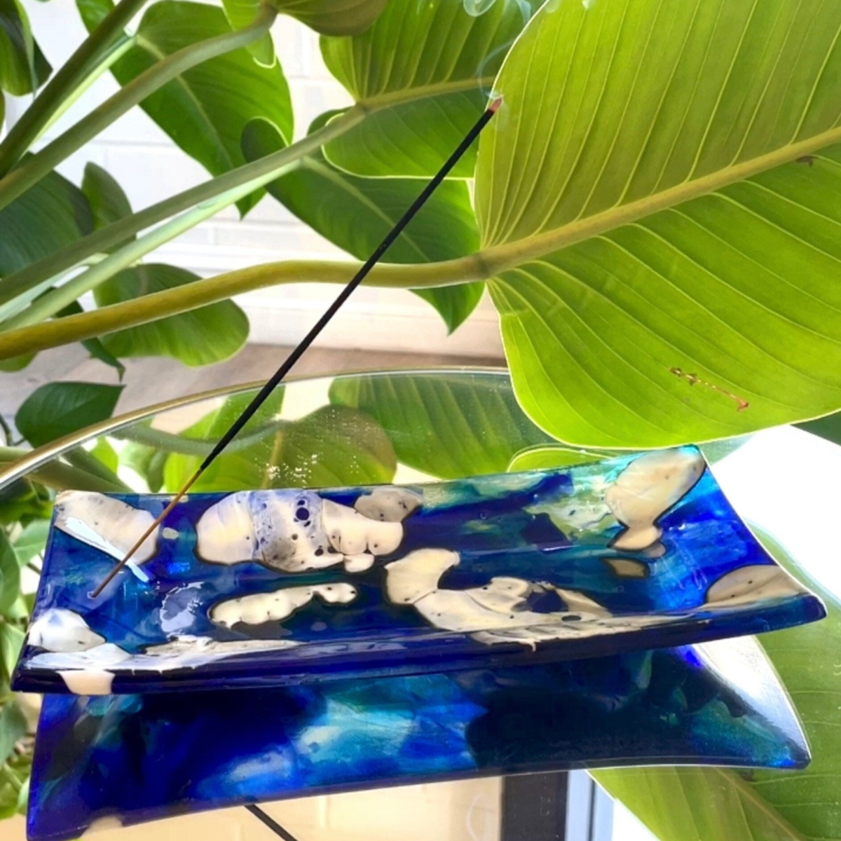 Blue &amp; Clouds Incense Burner