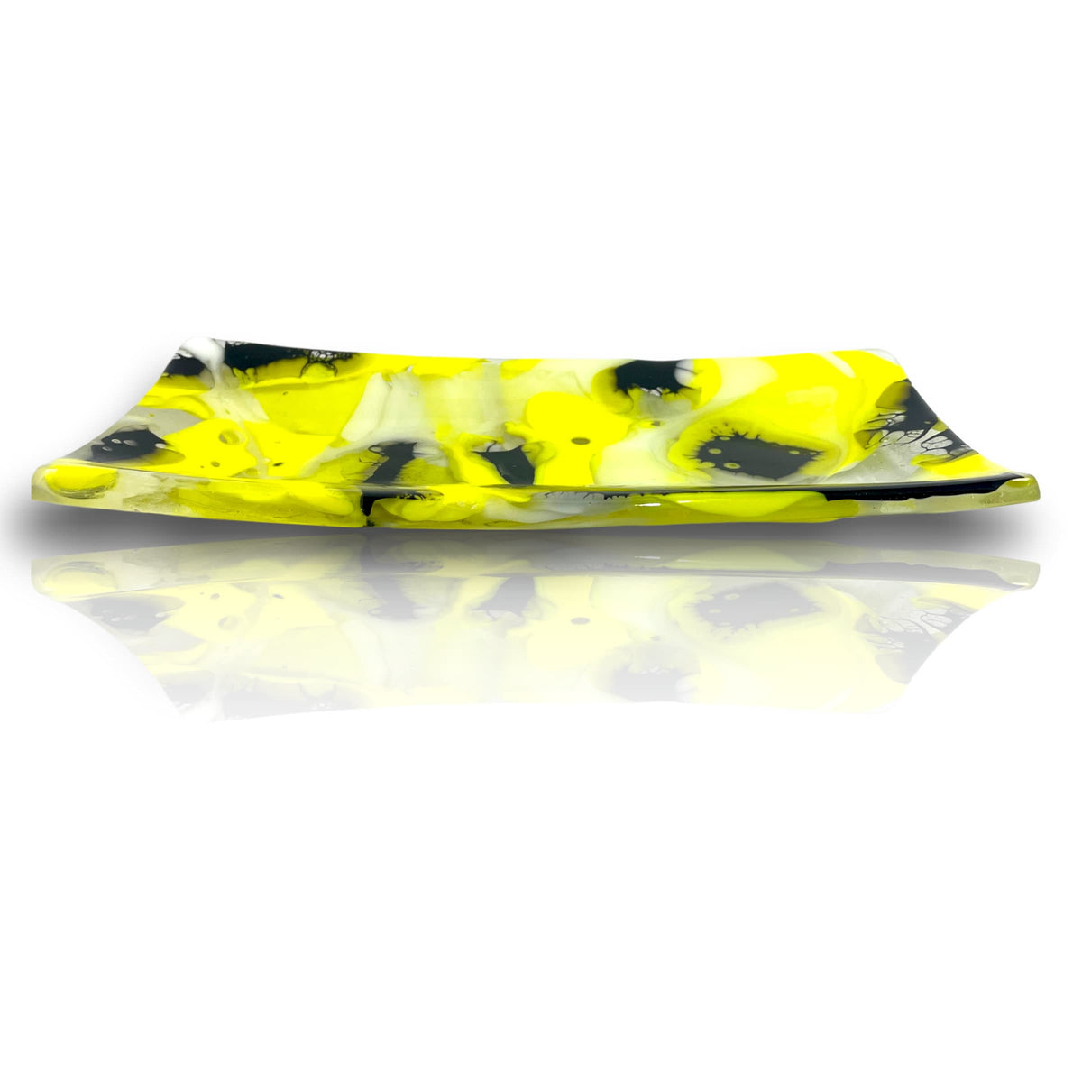 Neon Yellow Burner Dish