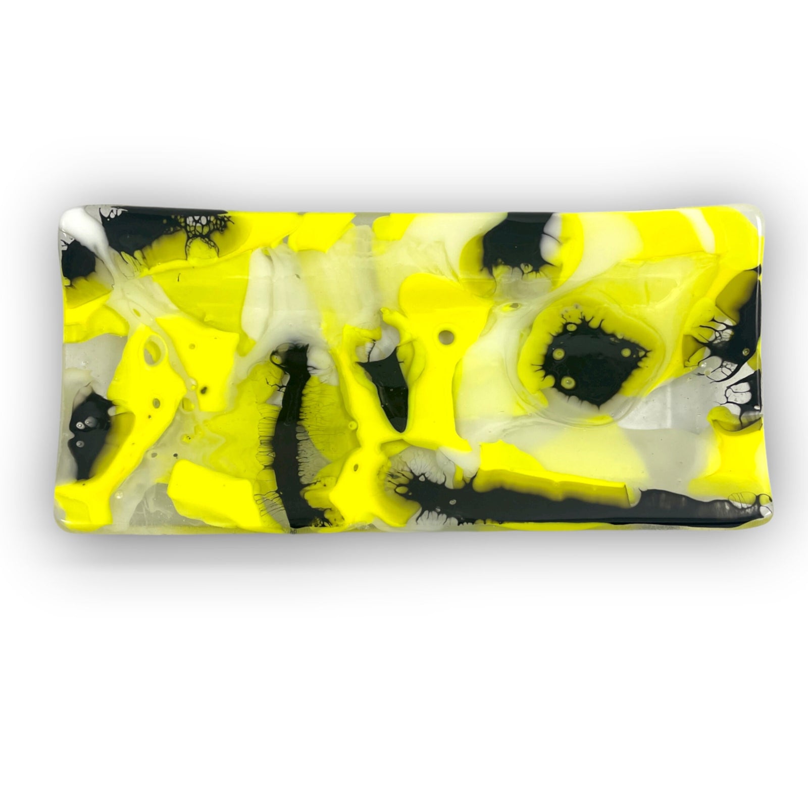 Neon Yellow Burner Dish