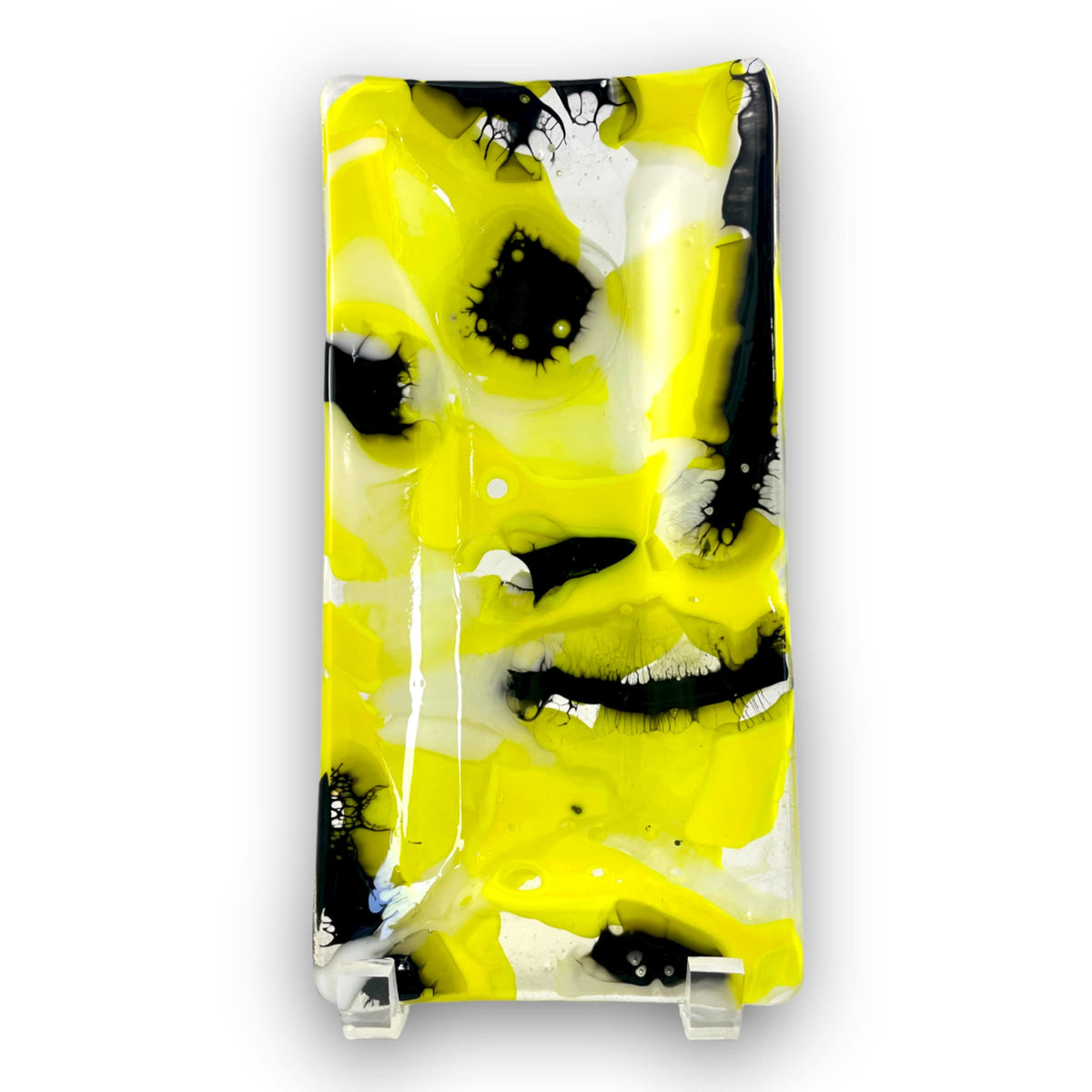 Neon Yellow Burner Dish