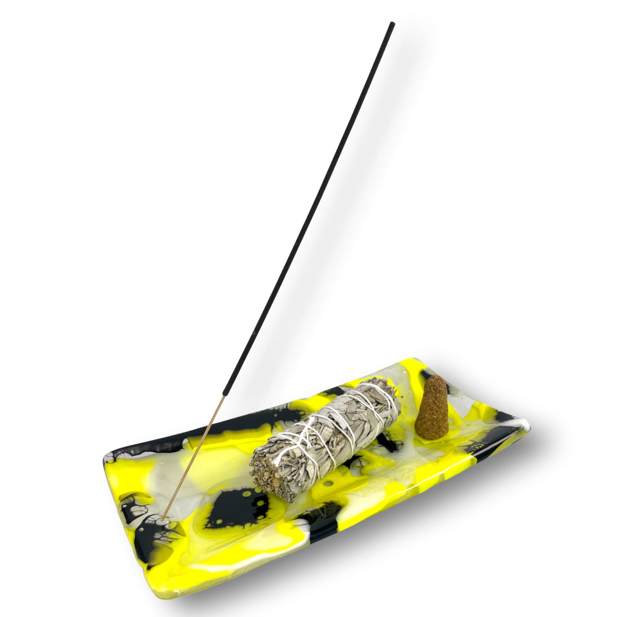 Neon Yellow Burner Dish