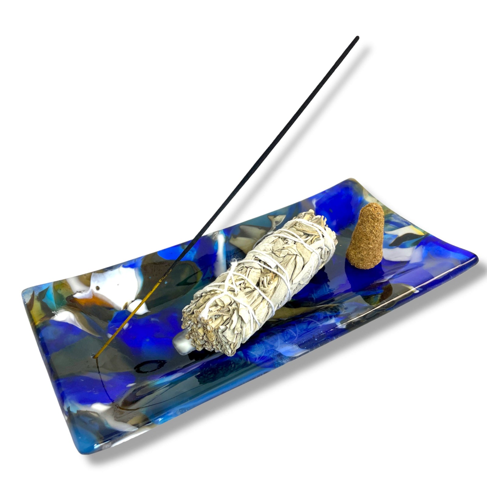 Blue Carmel Incense Burner