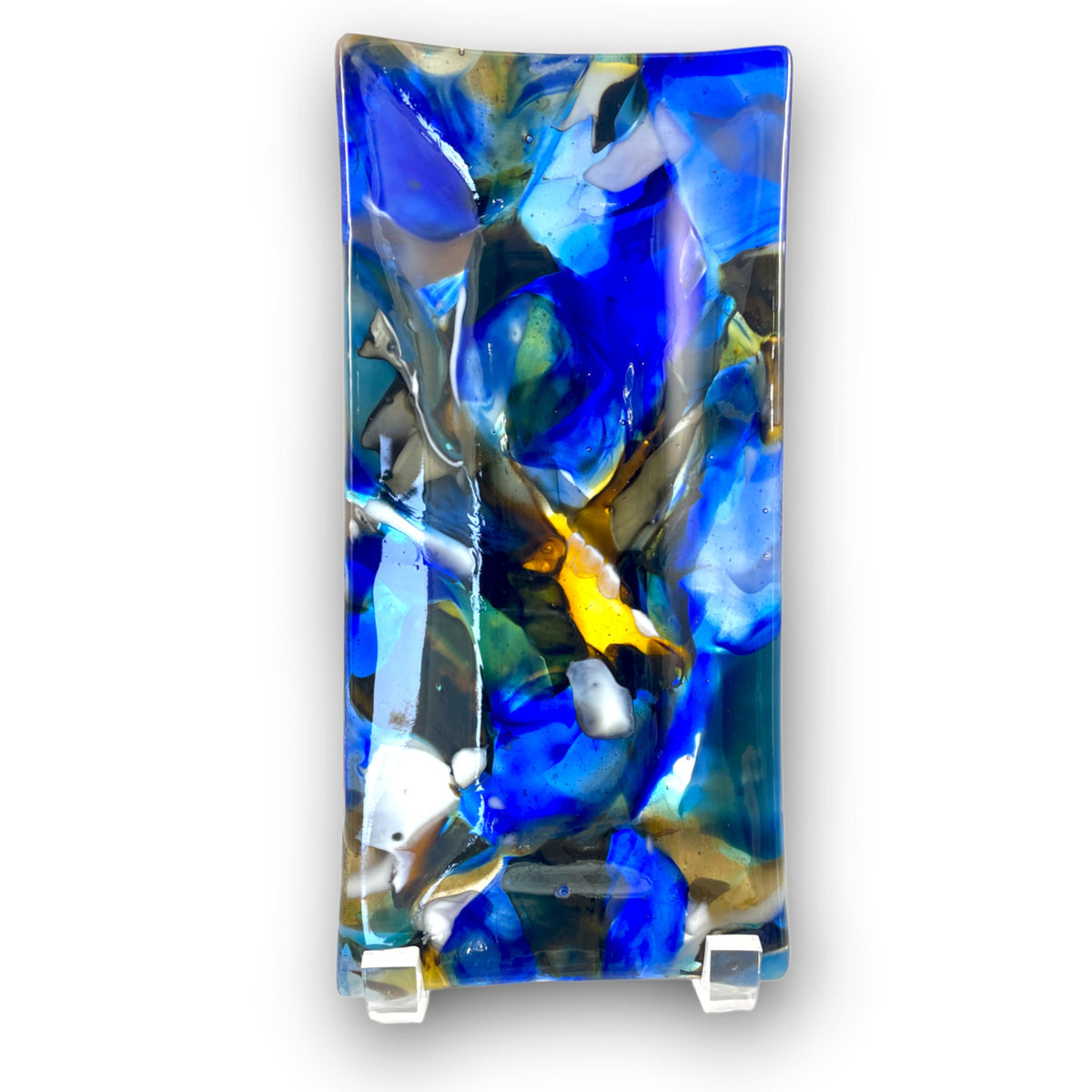 Blue Carmel Incense Burner - Top View