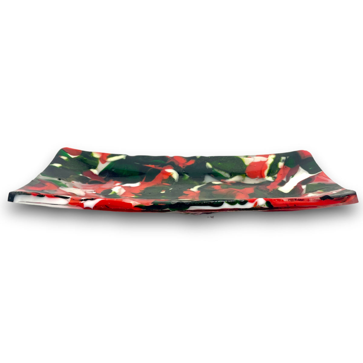 Christmas Incense Burner Dish - Front Side View