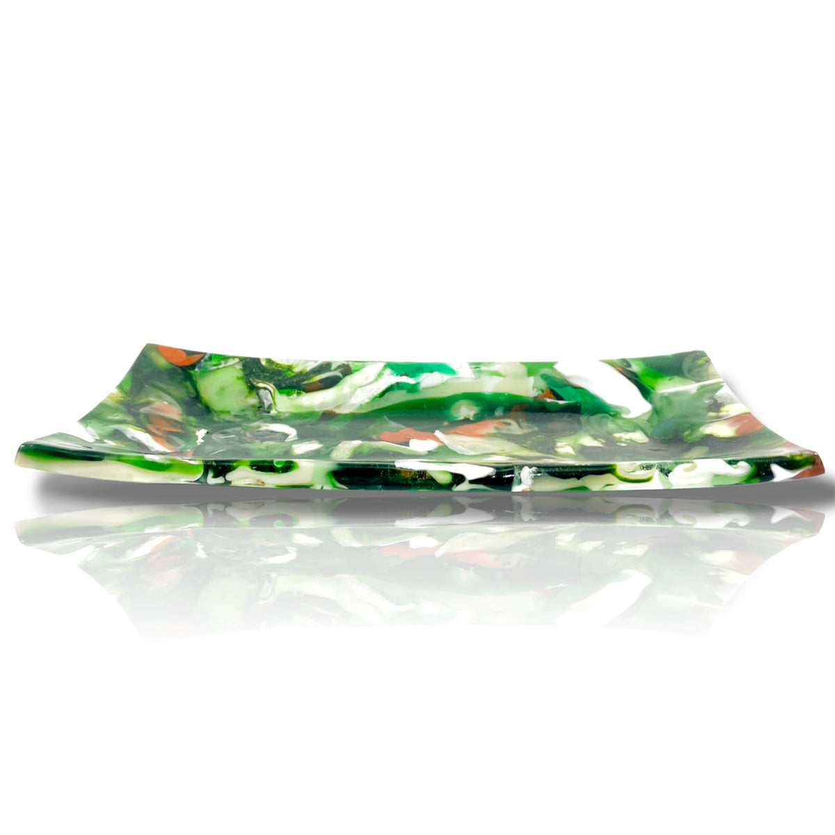 Christmas Incense Burner Tray - Front View