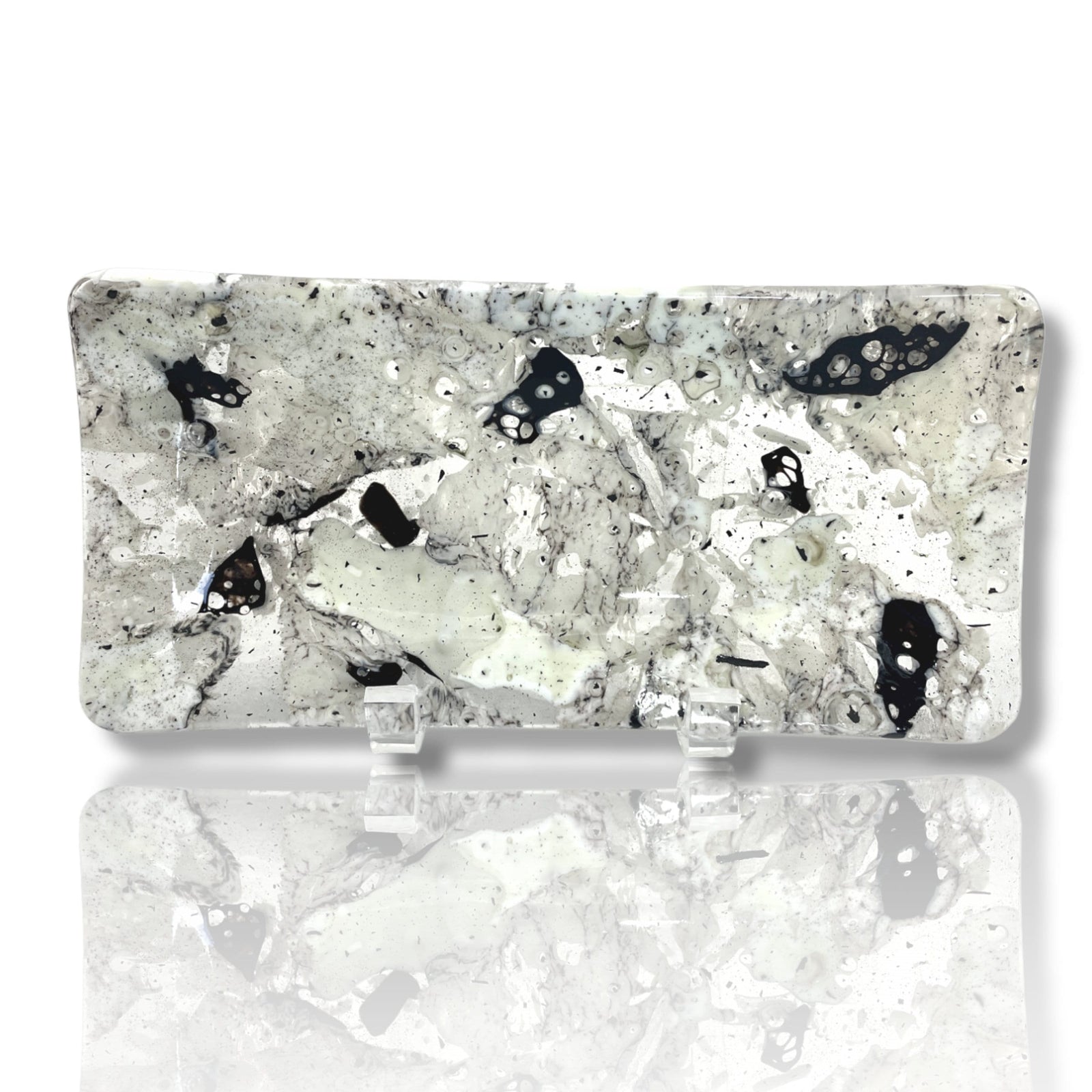 White Granite Incense Burner