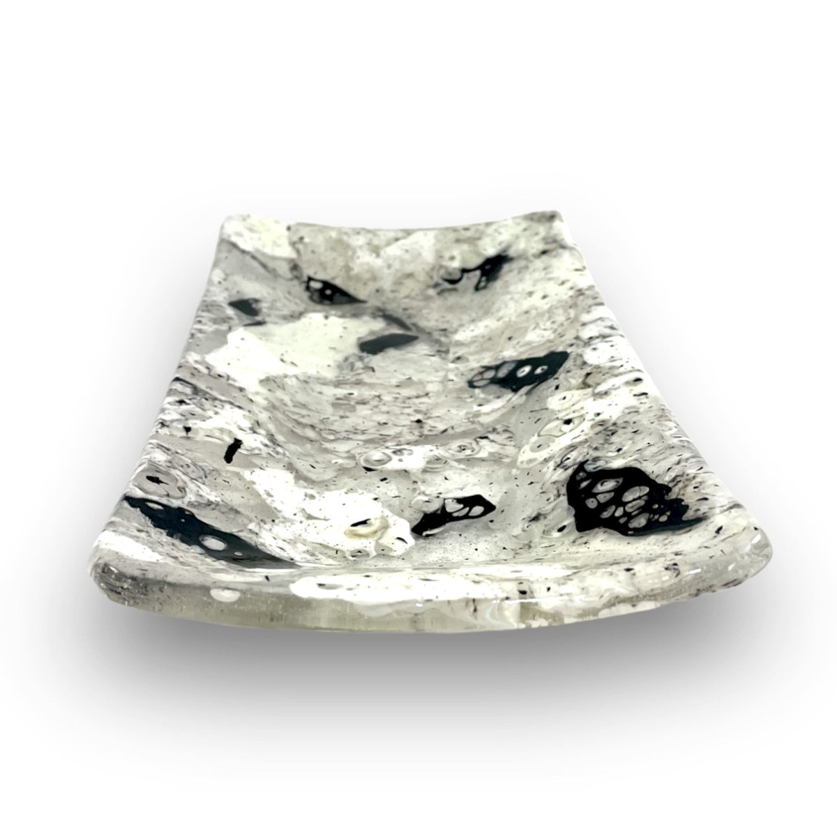 White Granite Incense Burner