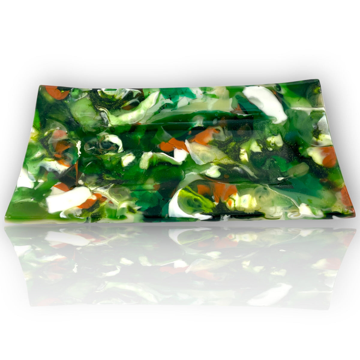 Christmas Incense Burner Tray - Front View