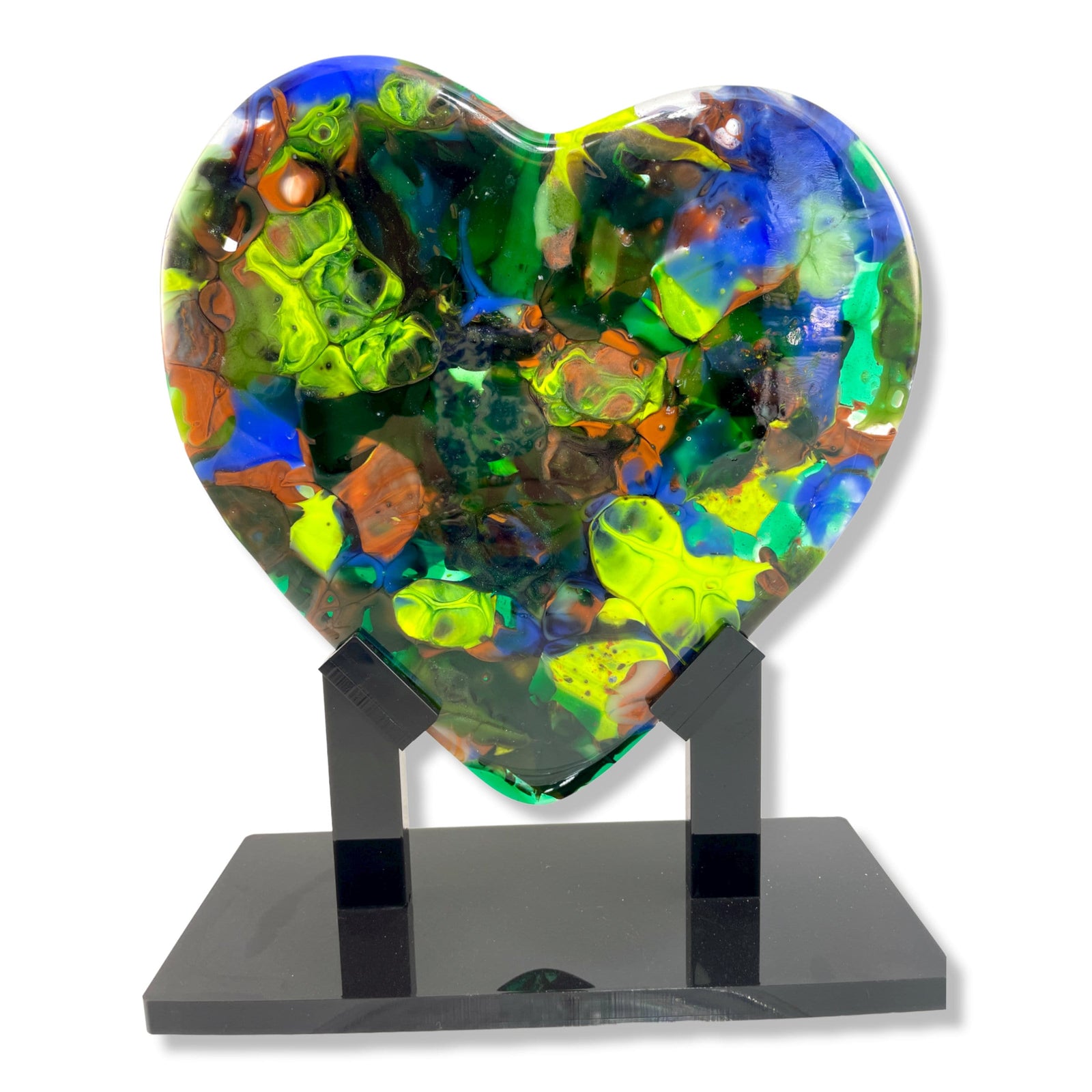 Neon Forest Heart Sculpture