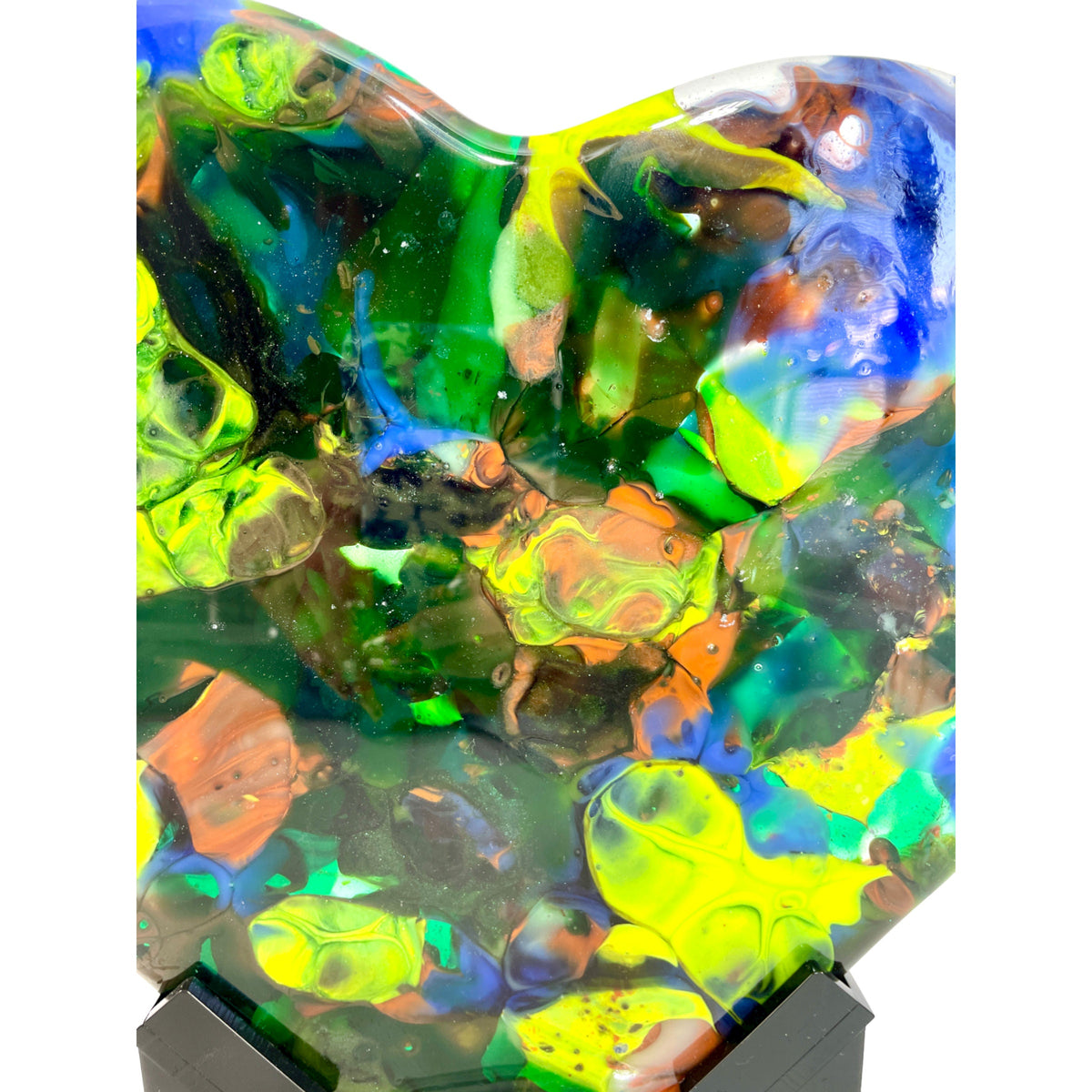 Neon Forest Heart Sculpture