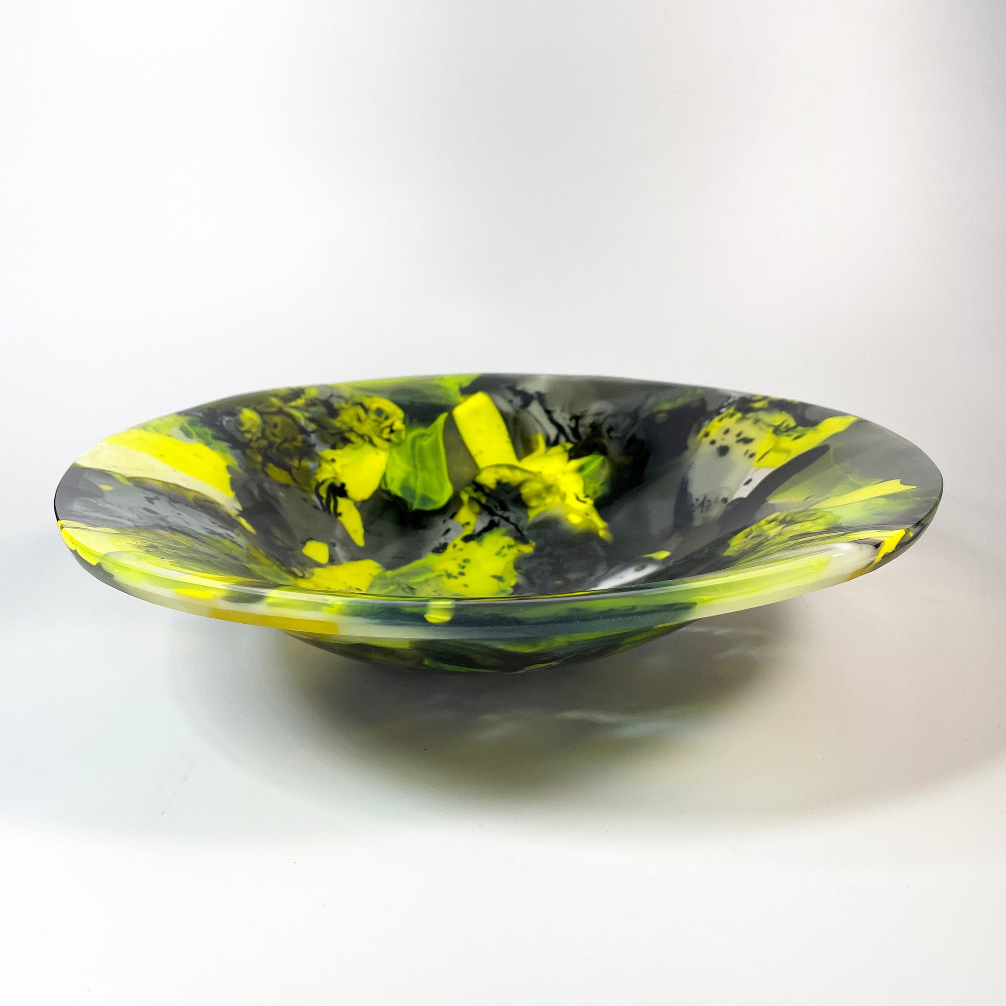 Yellow & black bowl