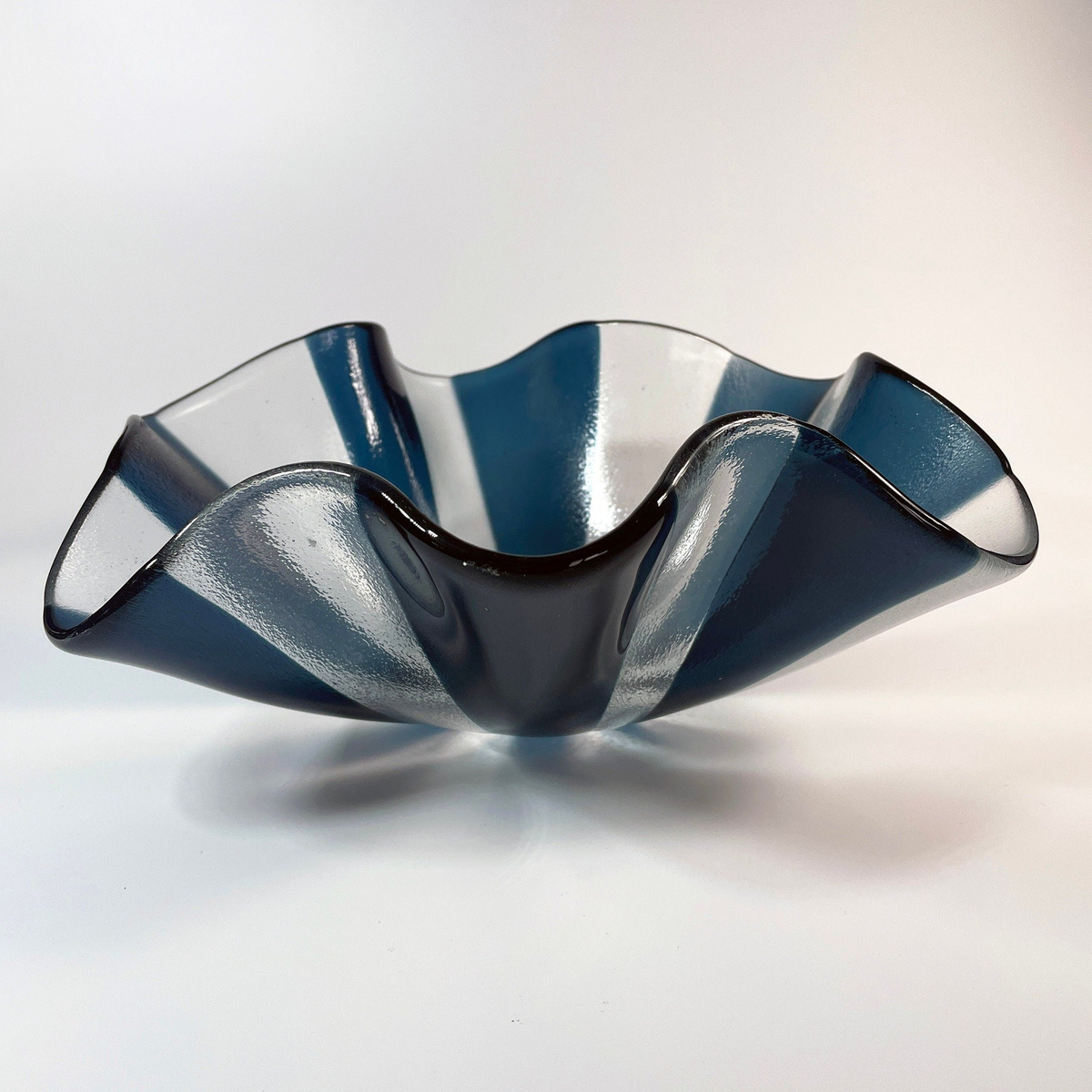 Fluted Glass Bowl