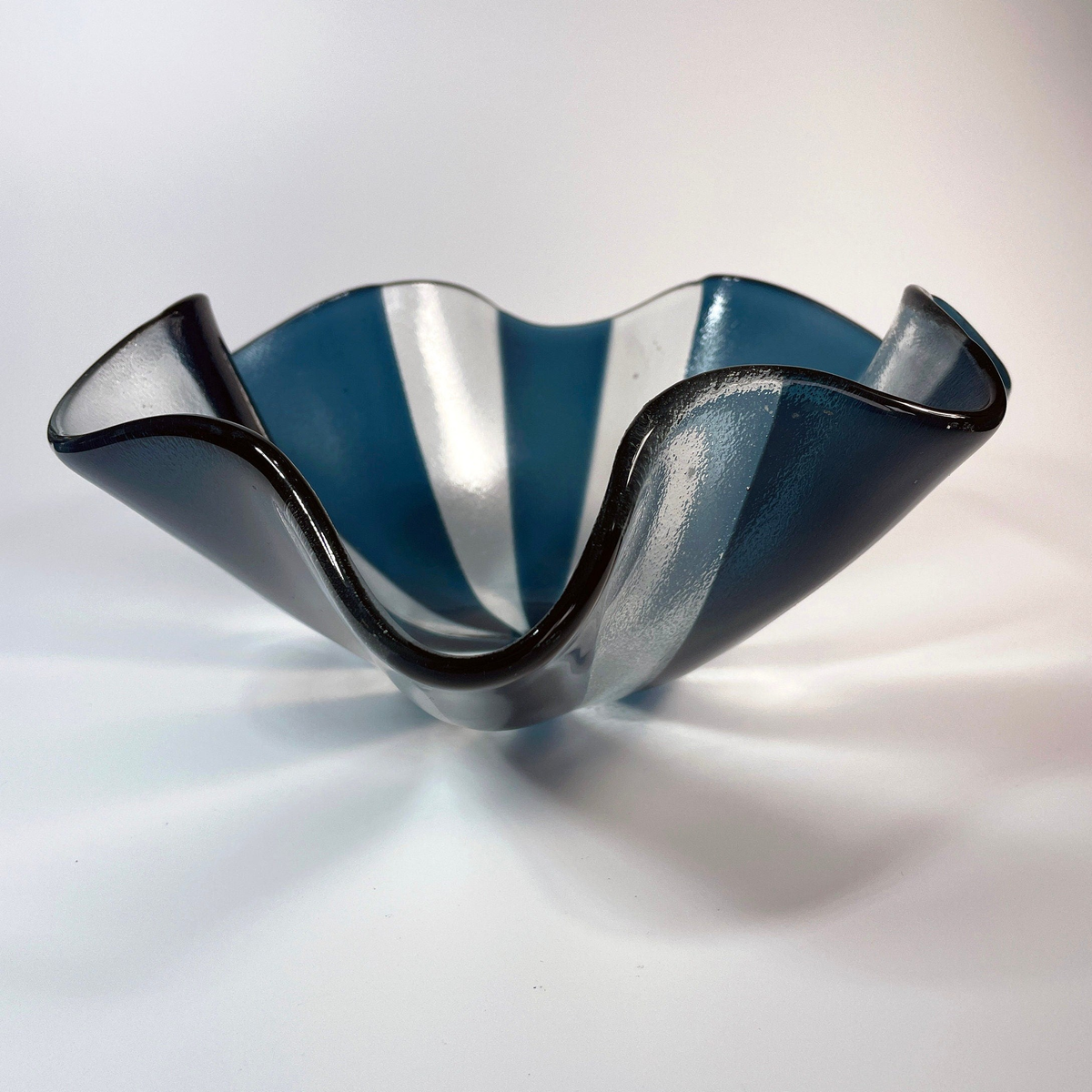 Fluted Glass Bowl