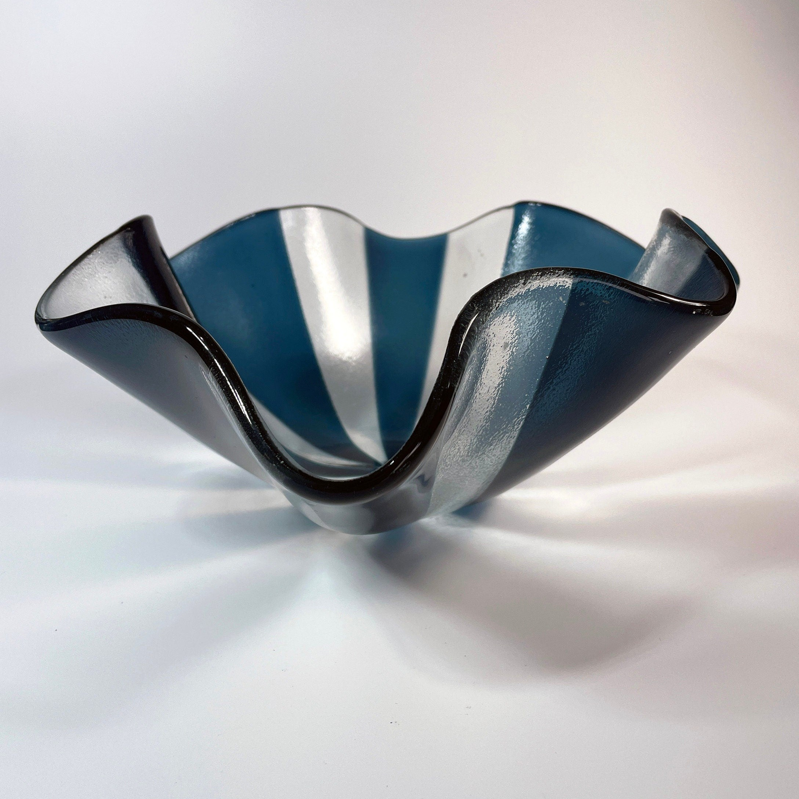 Fluted Glass Bowl
