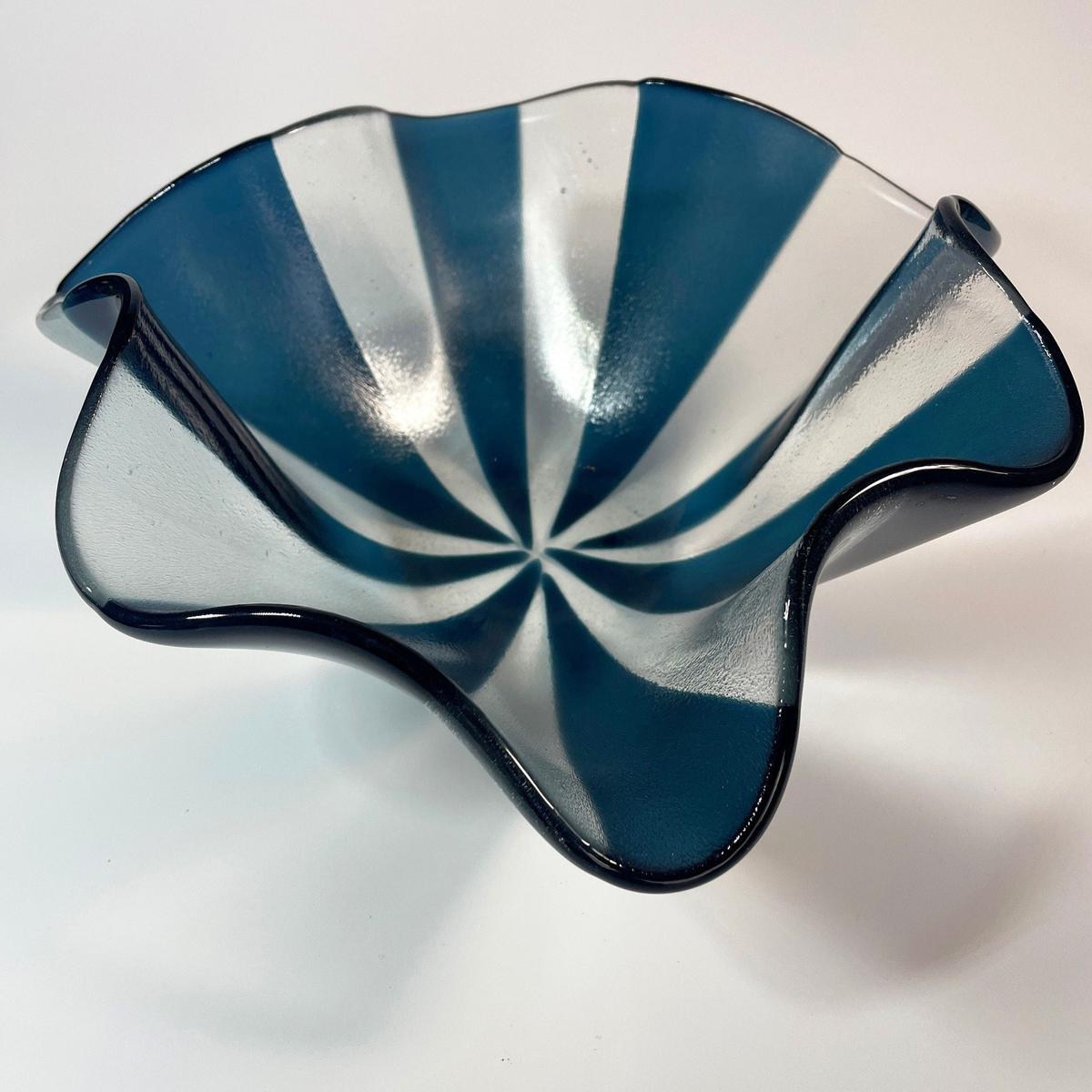 Fluted Glass Bowl