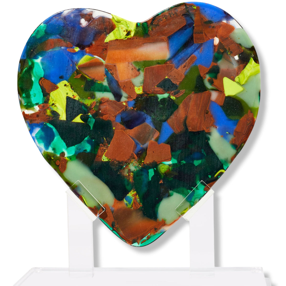 Neon Forest Heart Sculpture