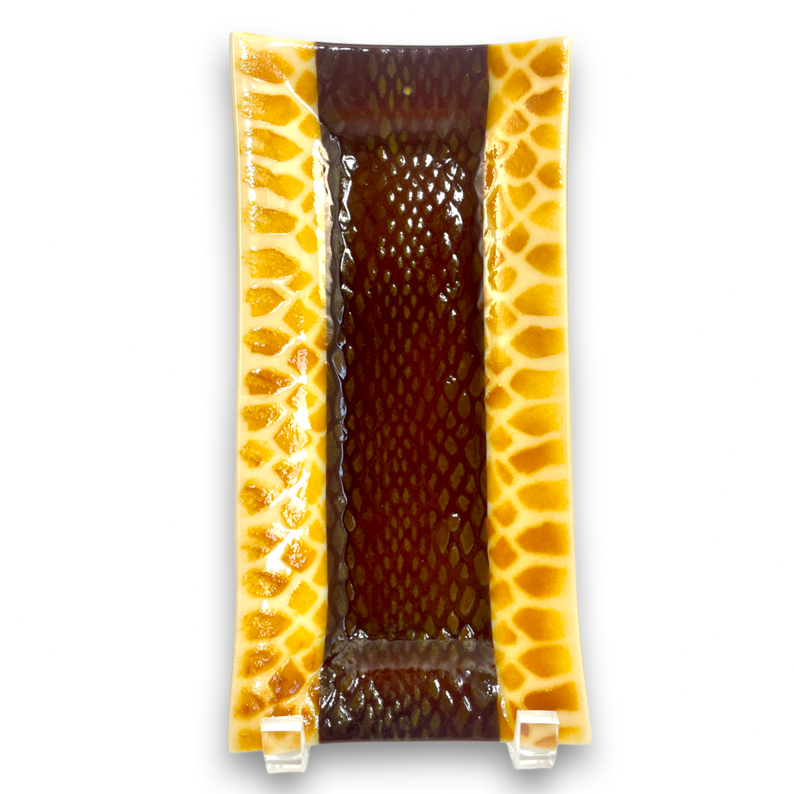 Giraffe burner dish - OM Glass Art