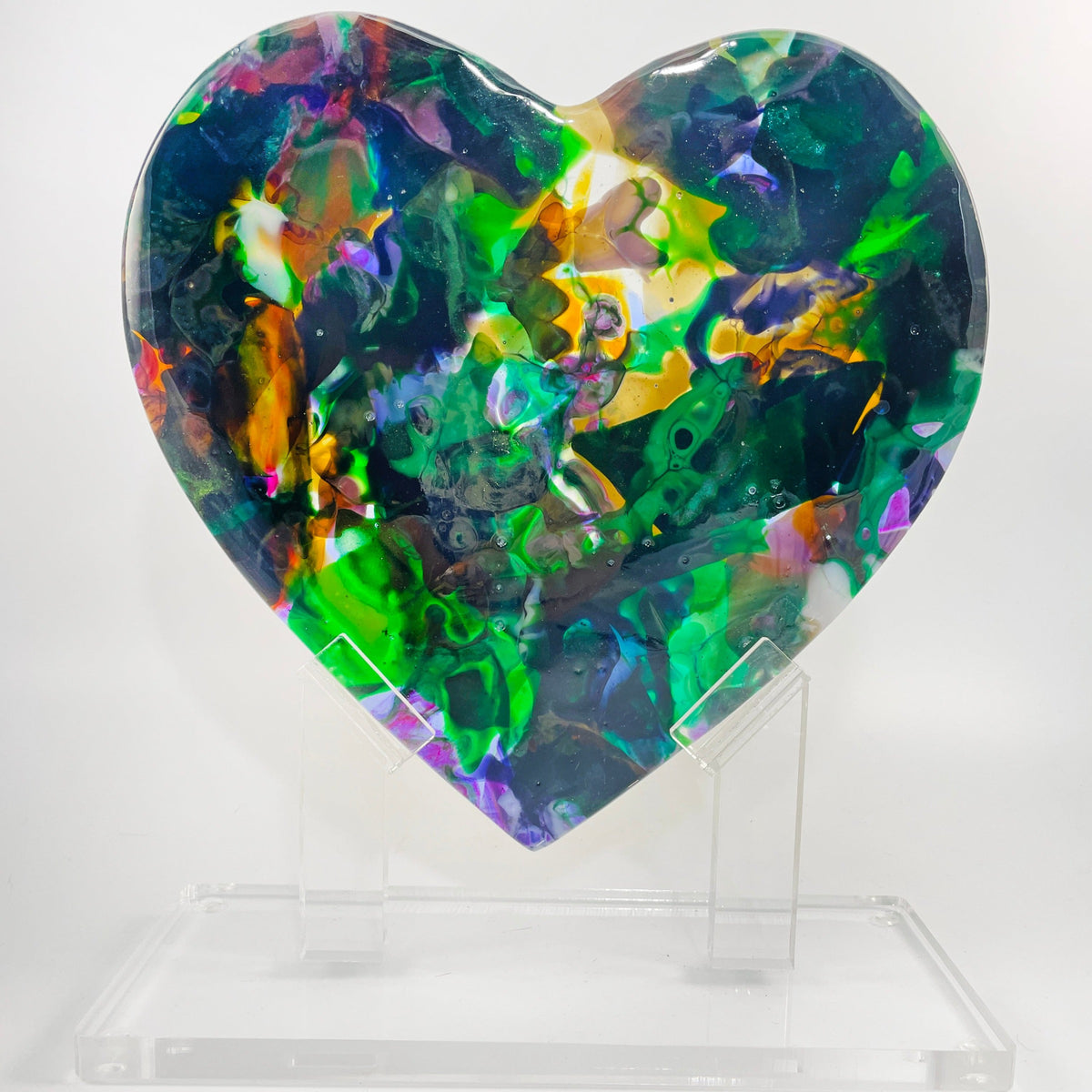 Autumn Forest Heart Sculpture - Art view