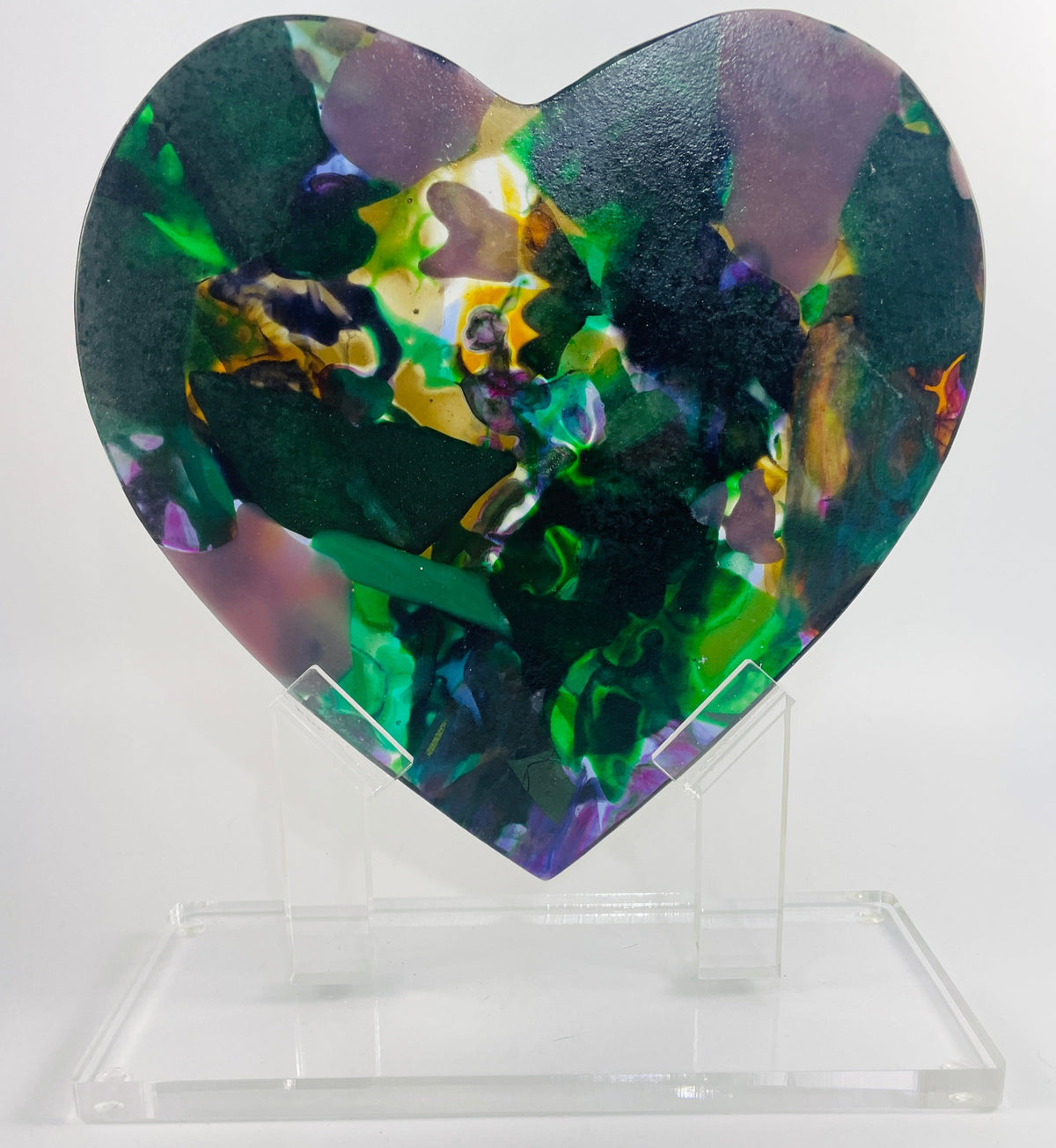 Autumn Forest Heart Sculpture img