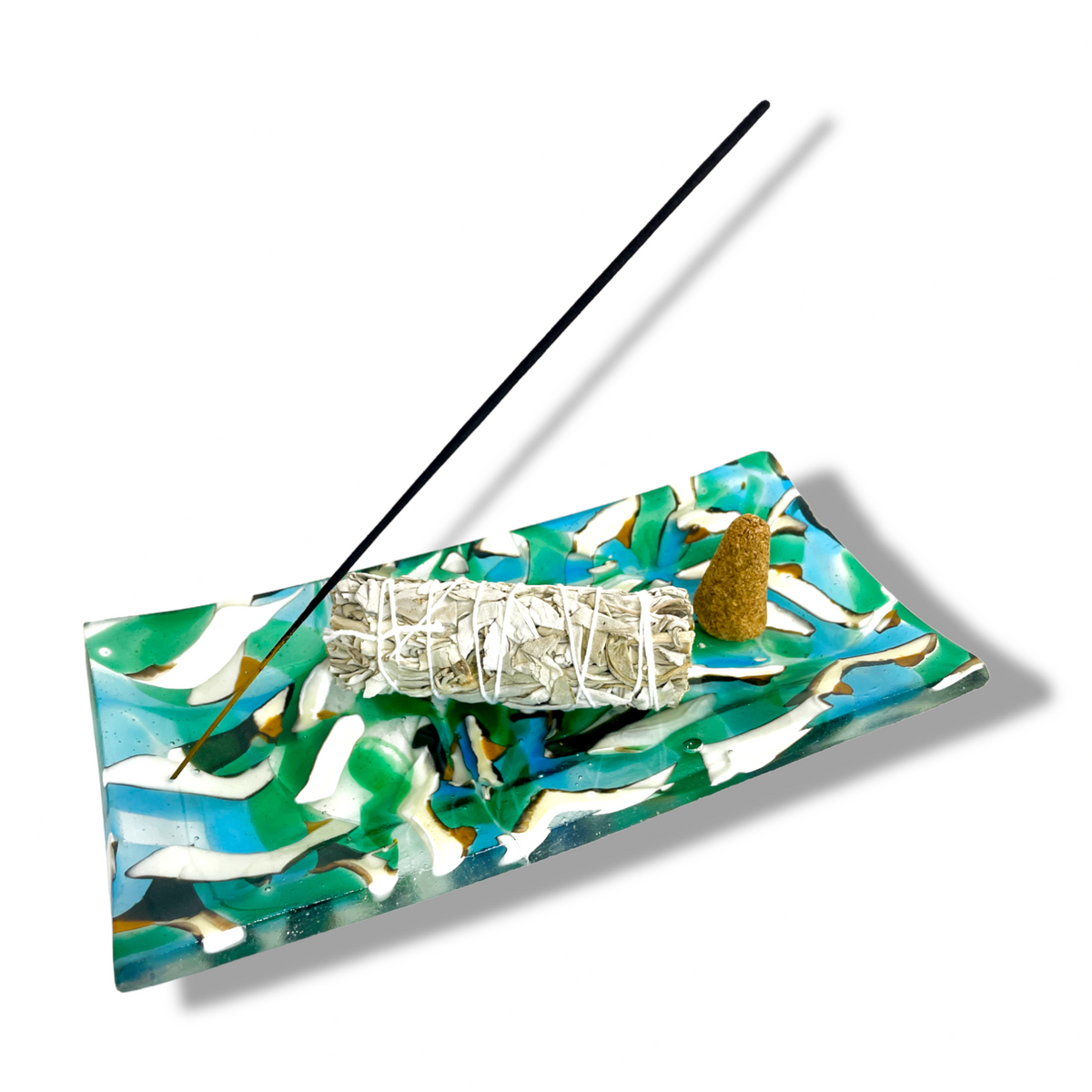 Turquoise Incense holder