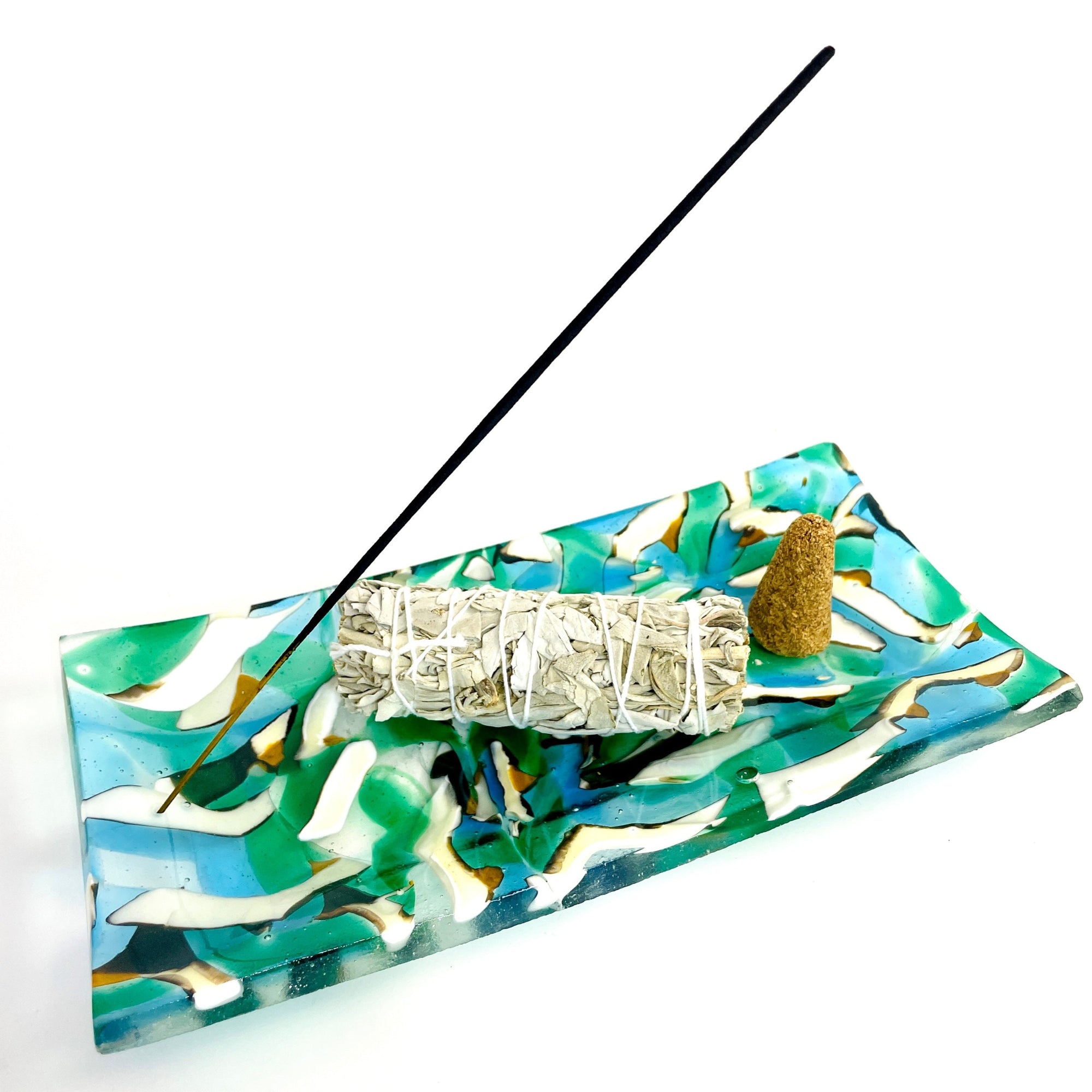 Turquoise Incense holder
