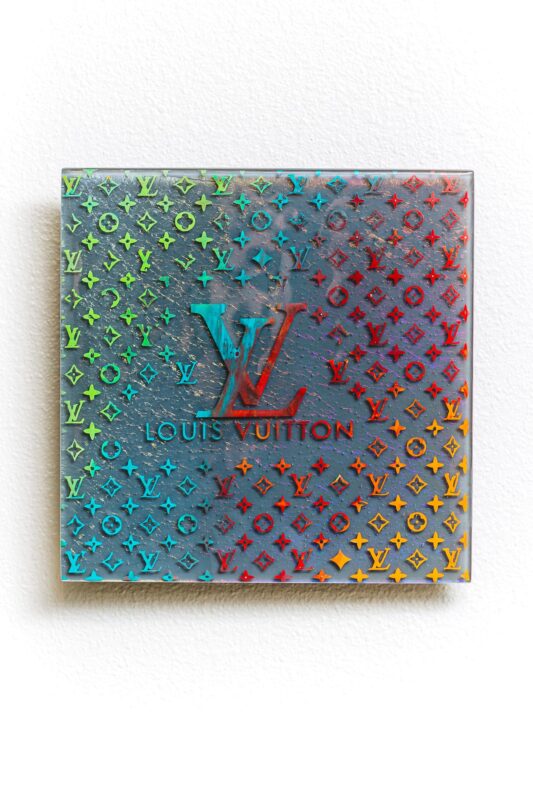 Monogram Louis Vuitton - OMGlass Art by Nataly Biskay