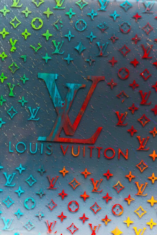 Monogram Louis Vuitton - OMGlass Art by Nataly Biskay